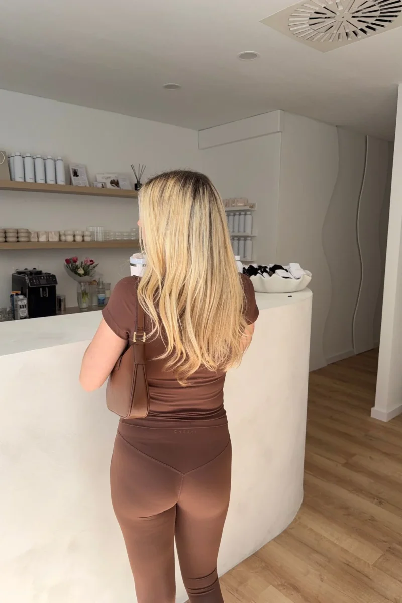 Essential Leggings | Chocolate Brown – Bild 4