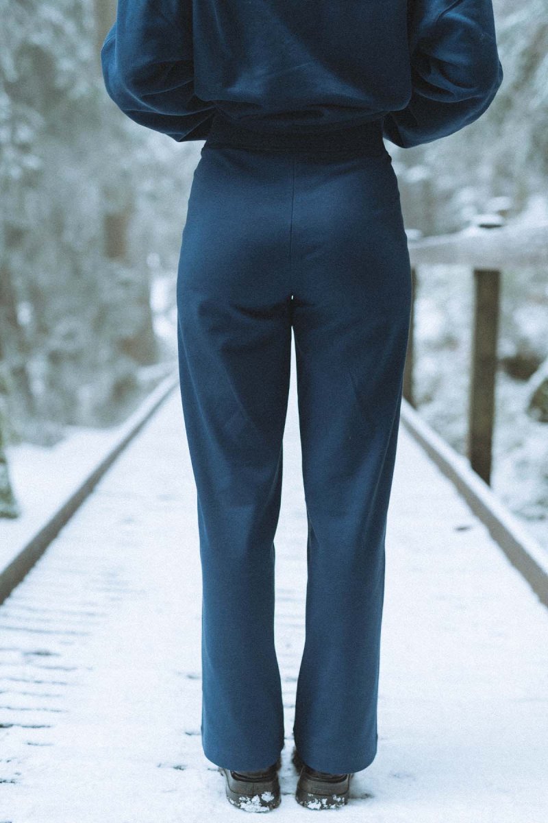 Straight Leg Hose | Navy – Bild 9