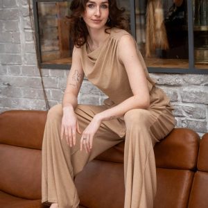 Sale Elegante Palazzohose in Goldlurex – Milano